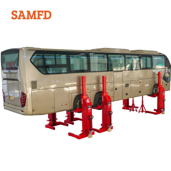 SAMFD Wireless Movable Truck Lift Hydraulic 6 Columns Bus Lift - Image 2
