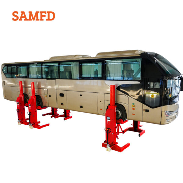 SAMFD Wireless Movable Truck Lift Hydraulic 6 Columns Bus Lift - Image 3