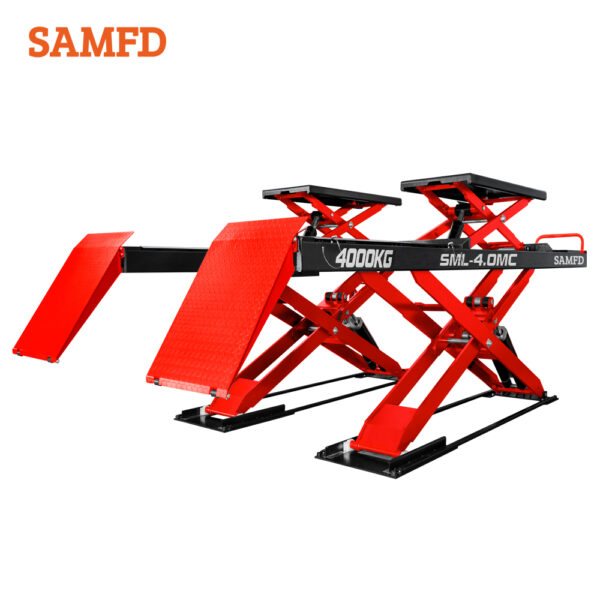SAMFD Electric Hydraulic Super Thin Scissor Car Lift