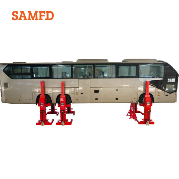 SAMFD Wireless Movable Truck Lift Hydraulic 6 Columns Bus Lift - Image 4